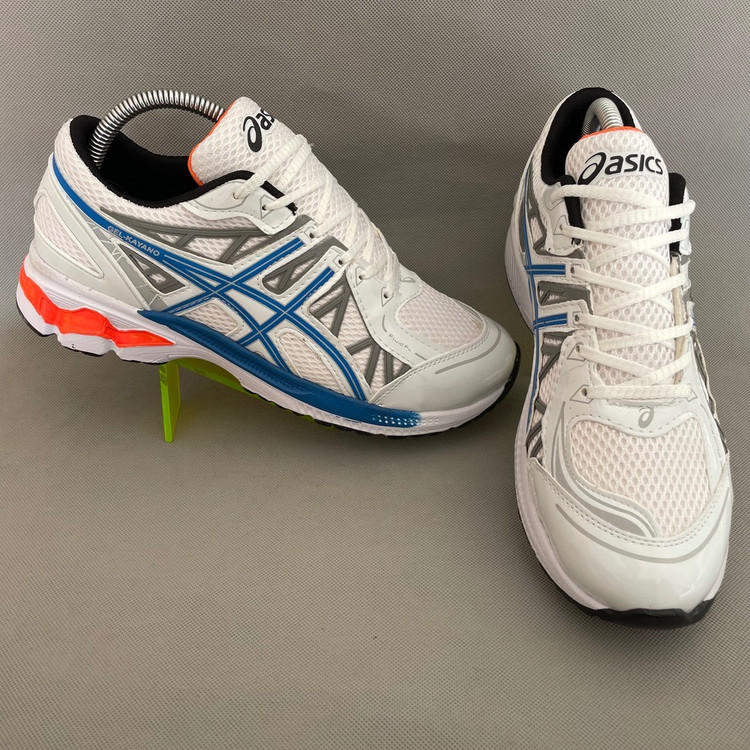 کفش مردانه اسیکس سفید آبی مناسب پیادهروی