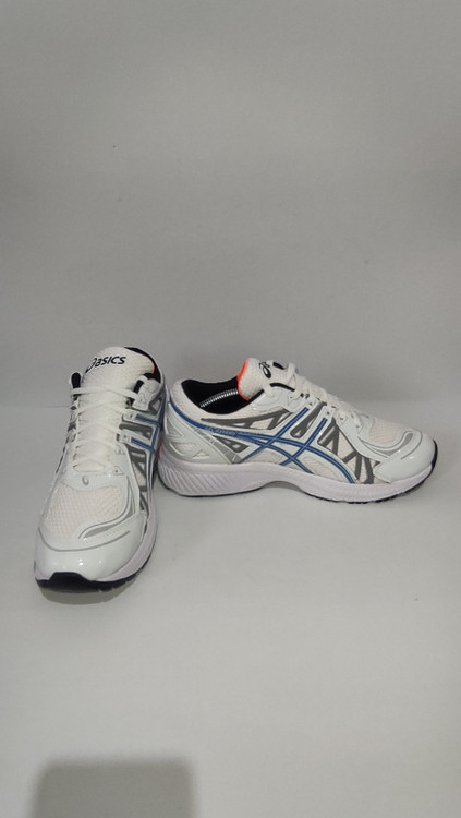 کفش اسپرت اسیکس سفید آبی مردانه مناسب پیادهروی و استفاده روزمره