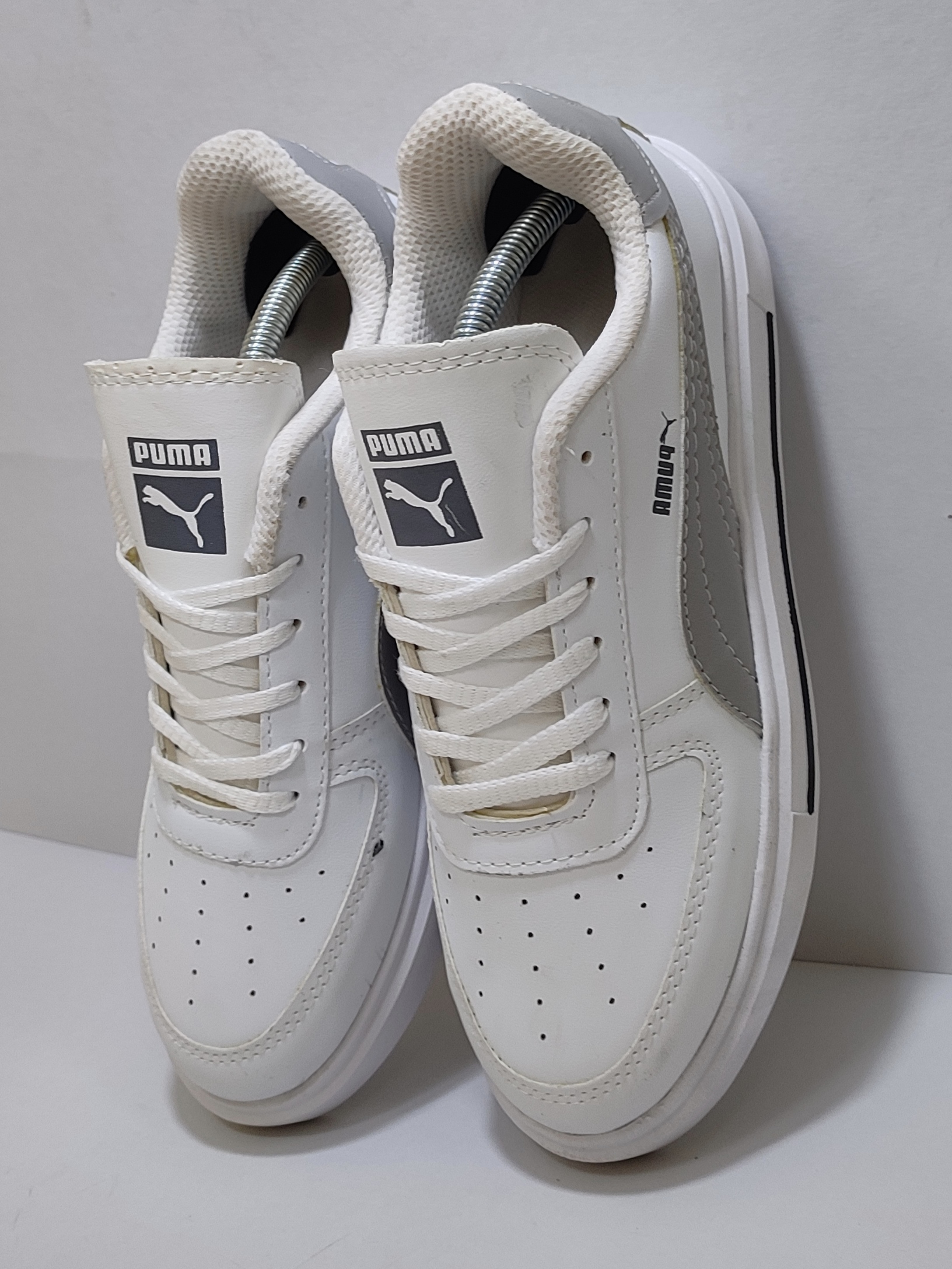 کفش مردانه اسپرت سفید آبی پوما مدل فشیون