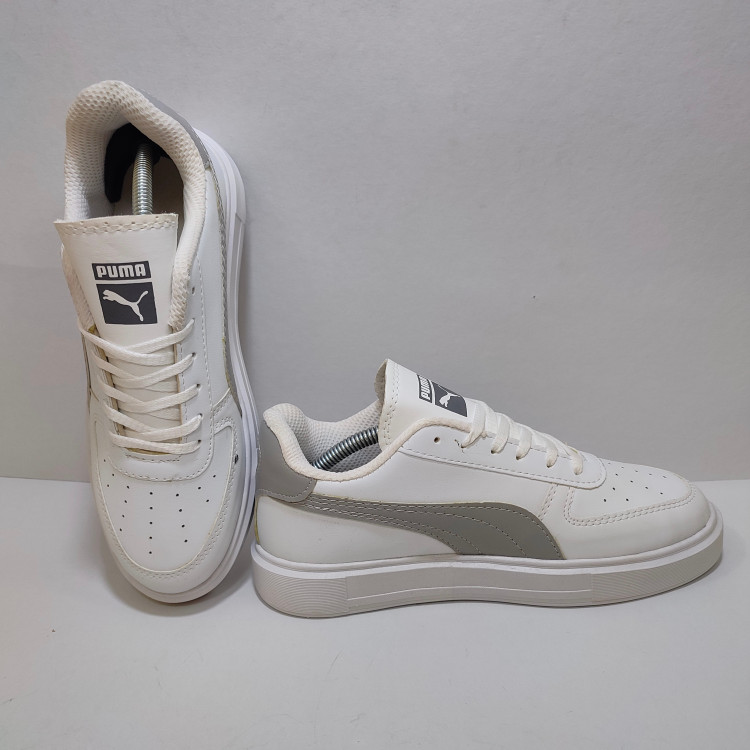 کفش مردانه اسپرت سفید آبی پوما مدل فشیون